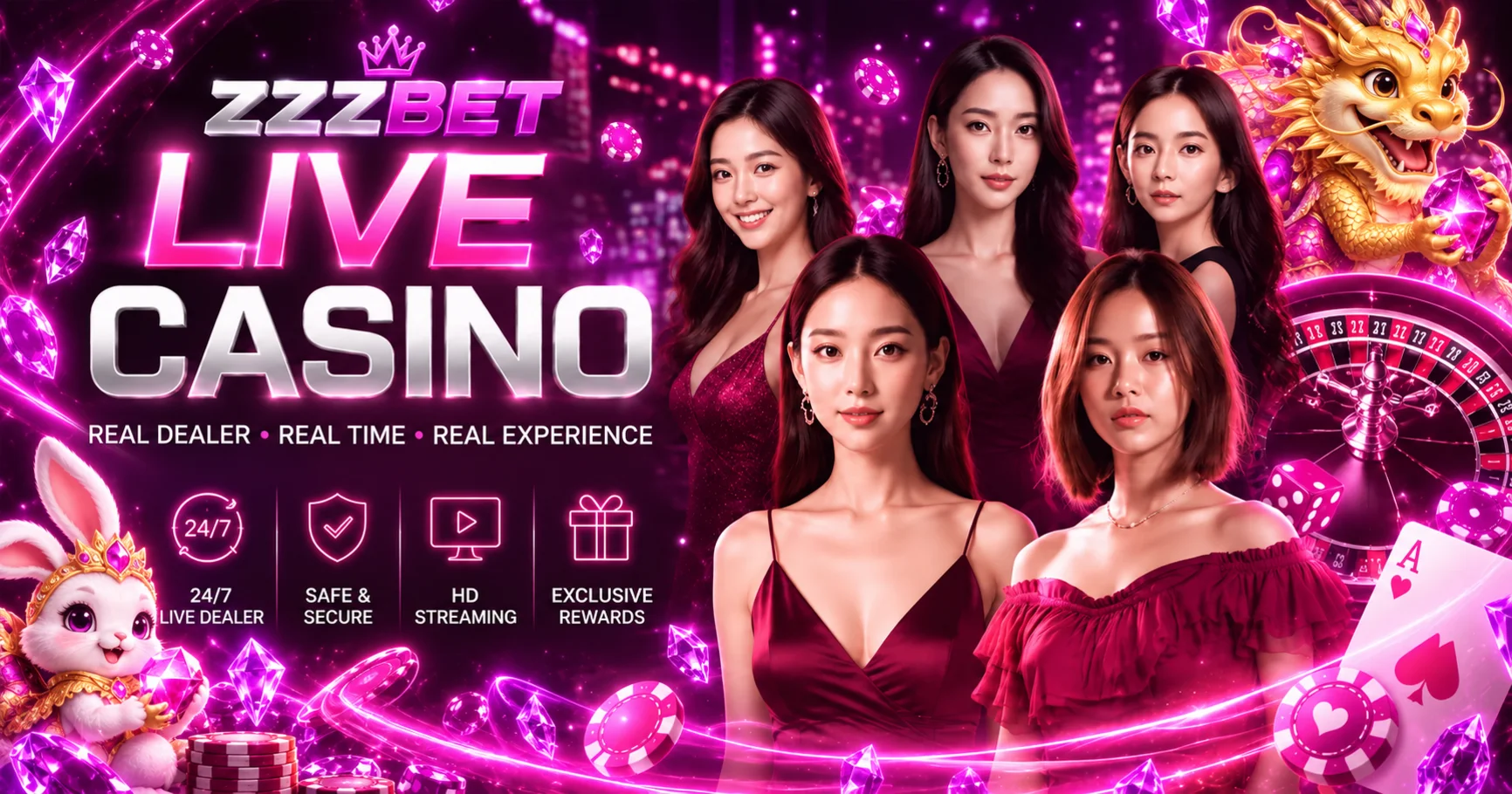 ไลฟ์คาสิโน ZZZBET พร้อมข้อมูลเกมและค่ายที่รองรับ
